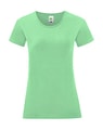 Dames T-shirt Iconic Fruit of the Loom 61-432-0 Neomint